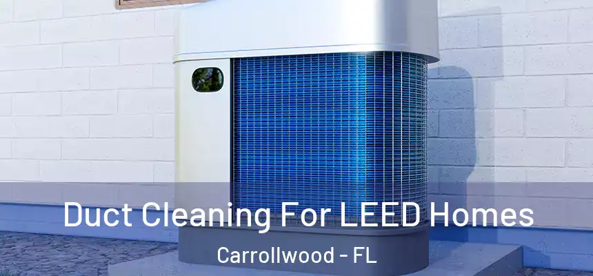  Duct Cleaning For LEED Homes Carrollwood - FL