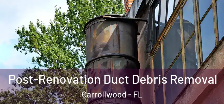  Post-Renovation Duct Debris Removal Carrollwood - FL