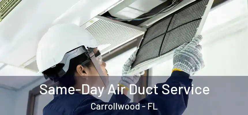  Same-Day Air Duct Service Carrollwood - FL